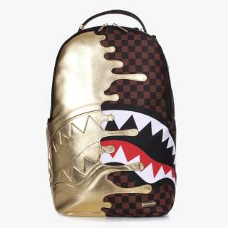 SPRAYGROUND Ranac SHARKS IN PARIS GOLD DRIP BACKPACK 