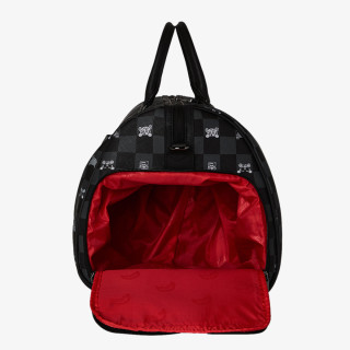 SPRAYGROUND Ranac GRAY PEEKING CHARACTER CHECK DUFFLE 