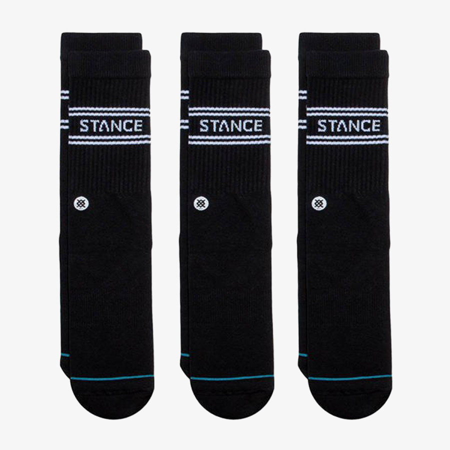 STANCE Čarape A556D20SRO-BLK STANCE BASIC  3 PACK CREW 