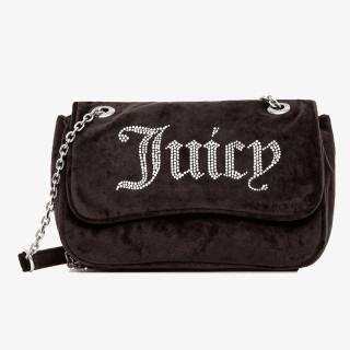 JUICY COUTURE Torba Kimberly Crossbody w/ Fla Polyester Java 