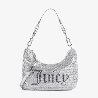 JUICY COUTURE Torbica ESTELLE S. HOBO POLYESTER/PU Silver 