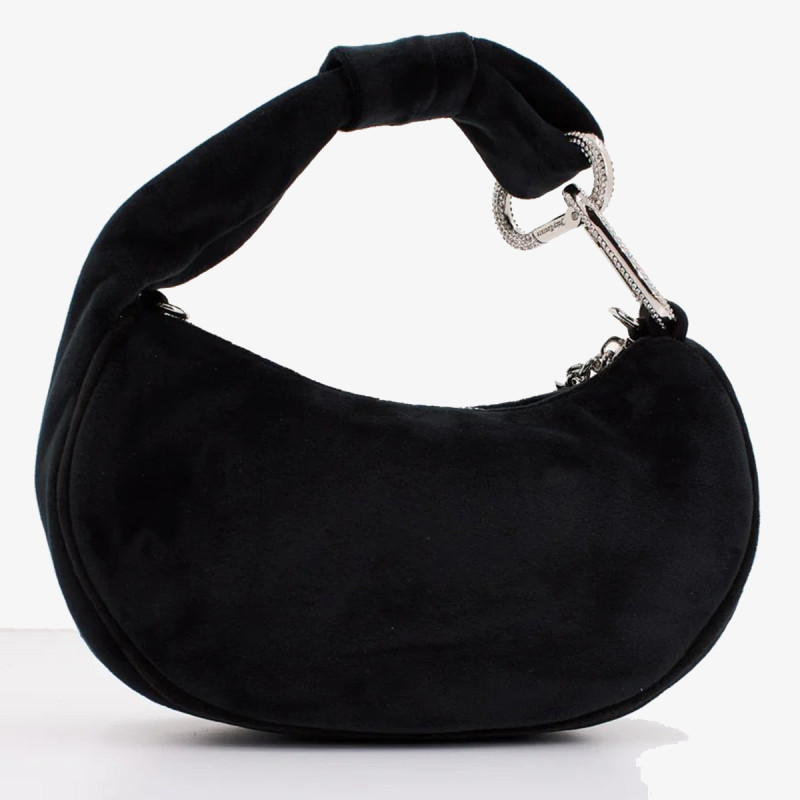 JUICY COUTURE Torbica Blossom Small Hobo Bag Polyester Black 