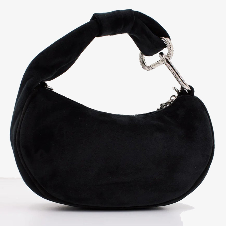 JUICY COUTURE Torbica Blossom Small Hobo Bag Polyester Black 