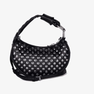 JUICY COUTURE Torba Blossom Studs S. Hobo PU Black 