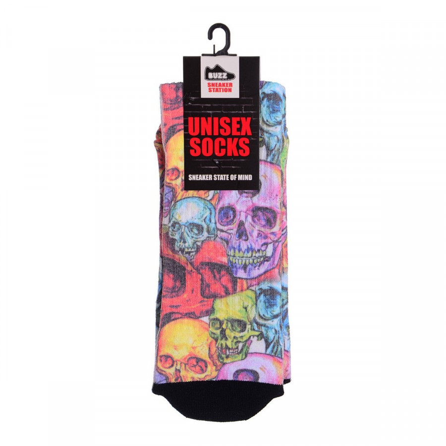 BUZZ Čarape SKULLS PRINT SOCKS 