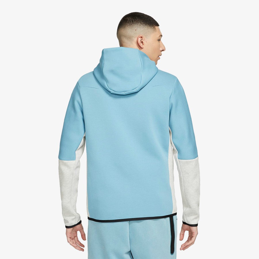 nike dukserica w nsw tch flc wr hoodie fz