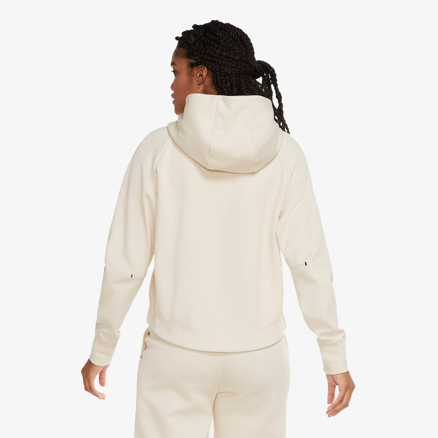 nike dukserica w nsw tch flc wr hoodie fz