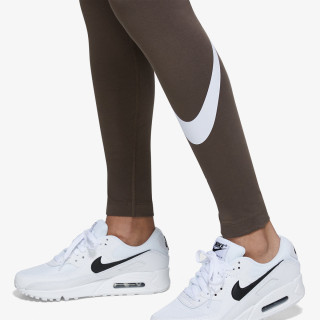 NIKE Helanke Sportswear Essential Mid-Rise Swoosh 