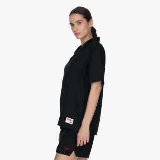 NIKE Majica W J SS WVN SLD TOP 2 