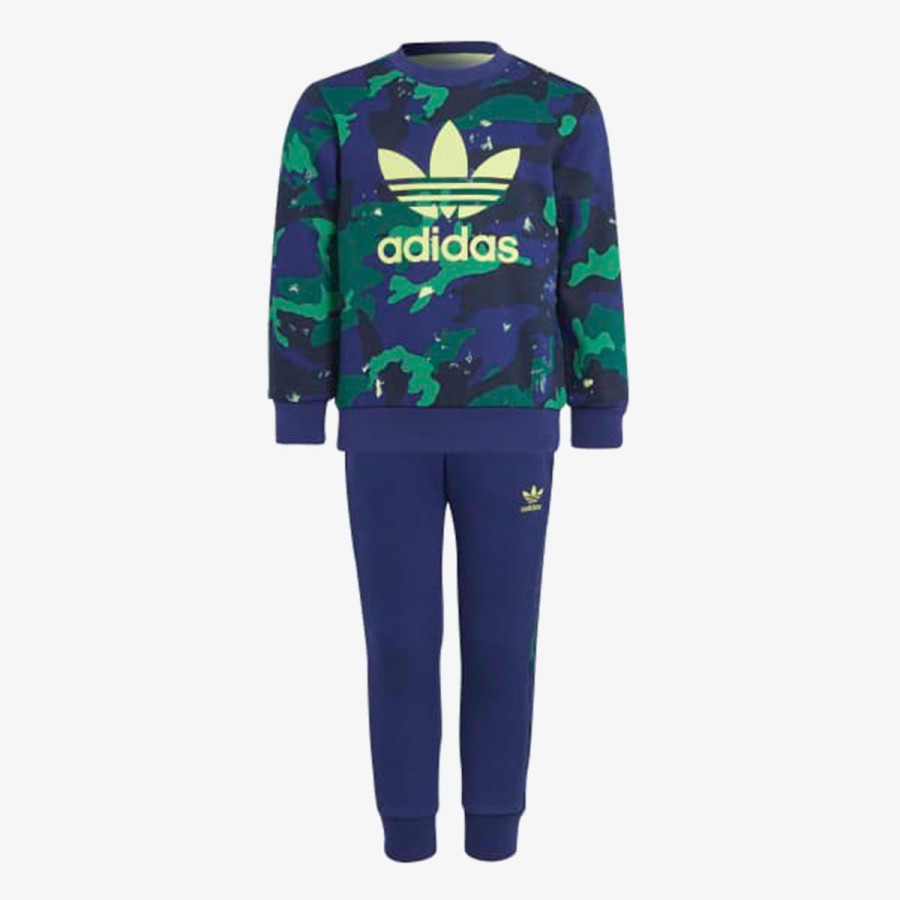 adidas Trenerka Allover Camo Print Crew 