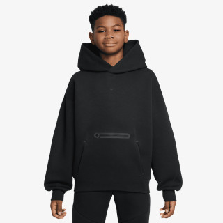 NIKE Dukserica B NSW TCH FLC OVRS PO HDY-PD 