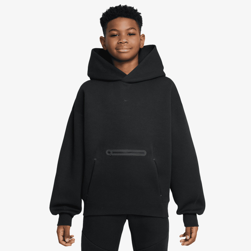 NIKE Dukserica B NSW TCH FLC OVRS PO HDY-PD 