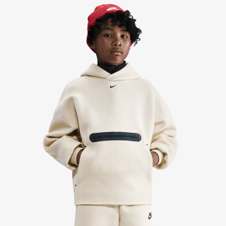 NIKE Dukserica B NSW TCH FLC OVRS PO HDY-PD 
