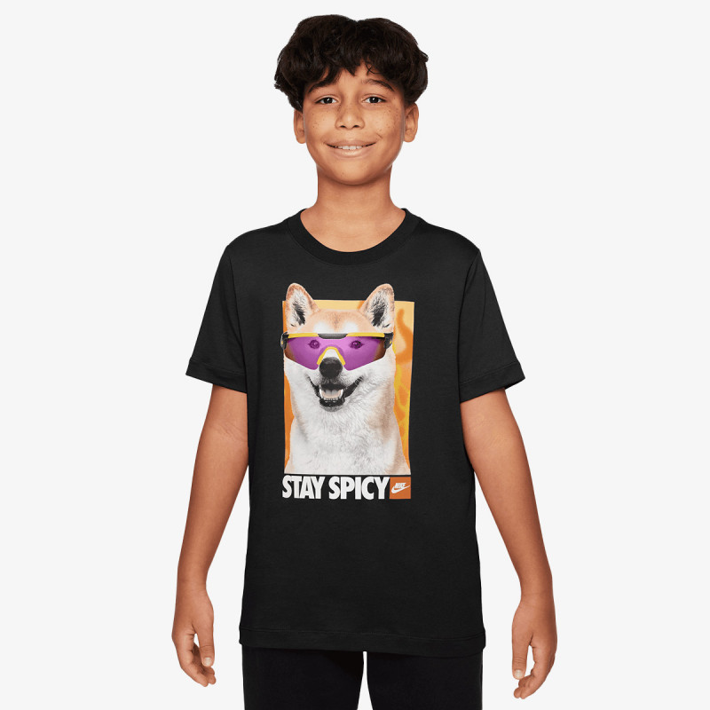 NIKE Majica K NSW TEE PHOTO SHIBA 