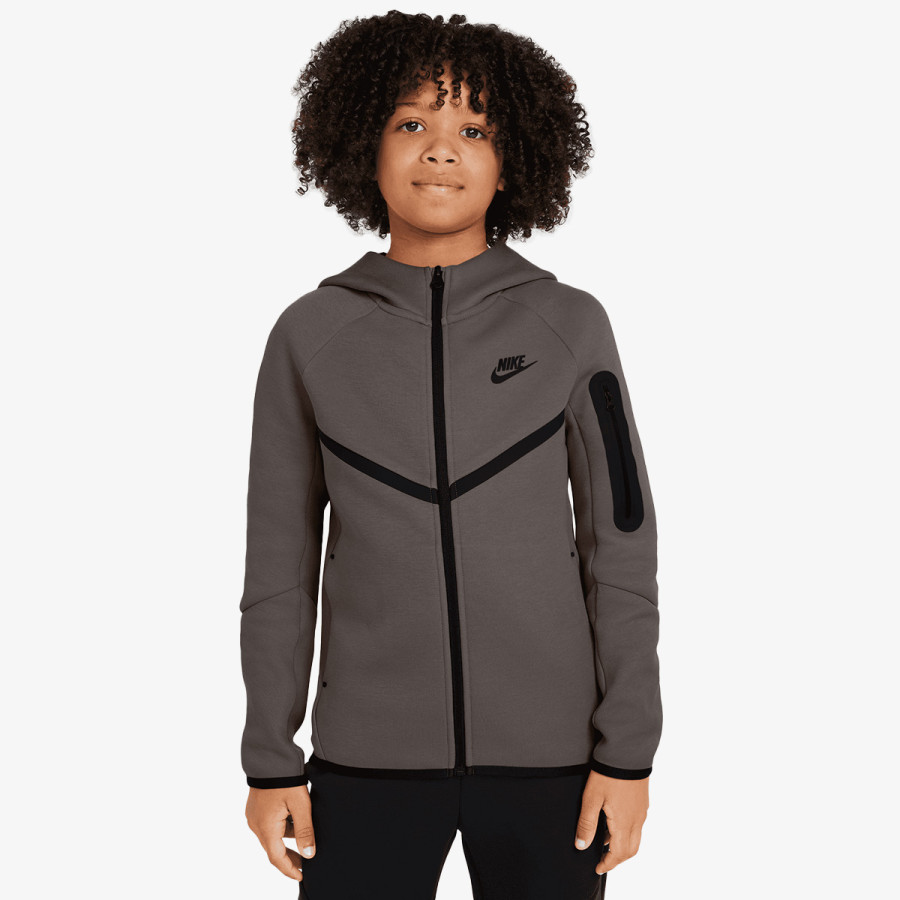 NIKE Dukserica B NSW TCH FLC FZ - PD 