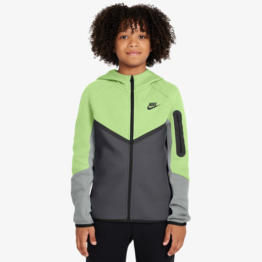 NIKE Dukserica B NSW TCH FLC FZ - PD 