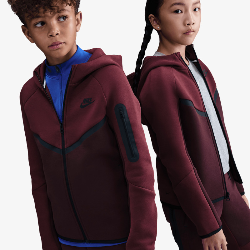 NIKE Dukserica B NSW TCH FLC FZ - PD 