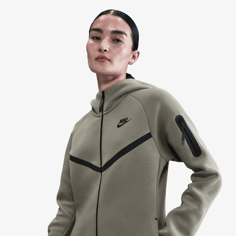 NIKE Dukserica W NSW TCH FLC WR FZ HDY 2 