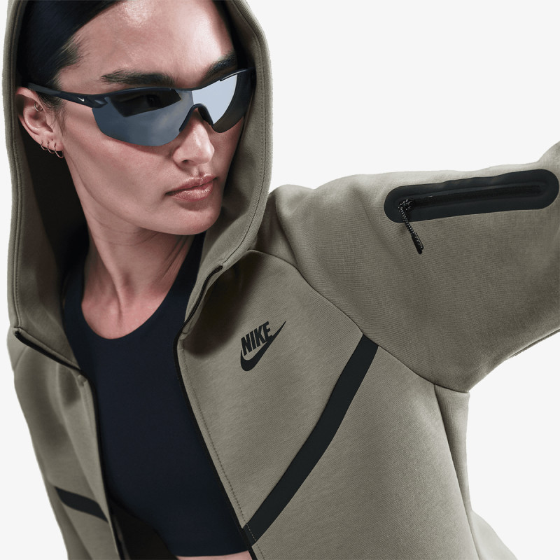 NIKE Dukserica W NSW TCH FLC WR FZ HDY 2 