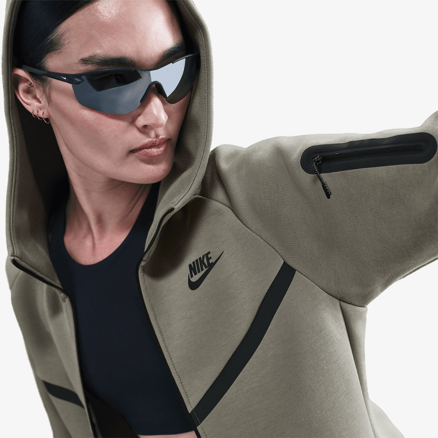 NIKE Dukserica W NSW TCH FLC WR FZ HDY 2 