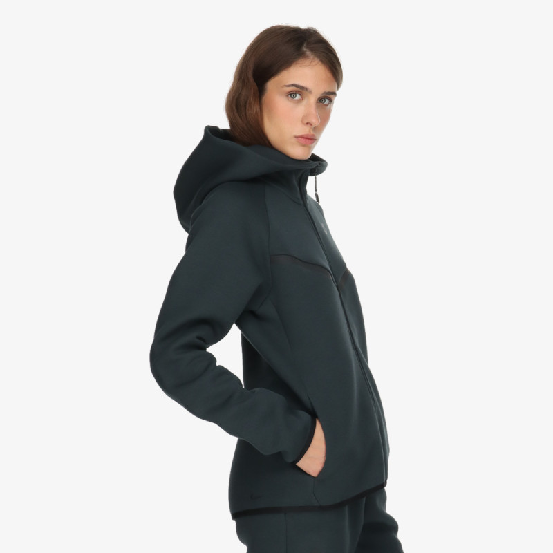 NIKE Dukserica W NSW TCH FLC WR FZ HDY 2 