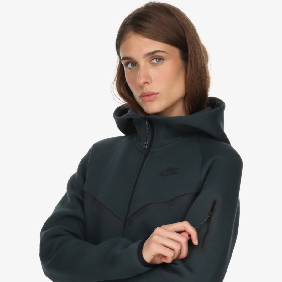 NIKE Dukserica W NSW TCH FLC WR FZ HDY 2 