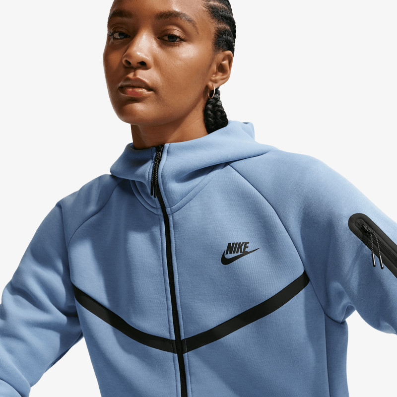 NIKE Dukserica W NSW TCH FLC WR FZ HDY 2 