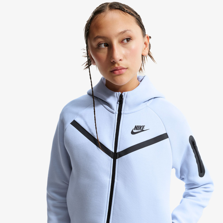 NIKE Dukserica G NSW TCH FLC HD FZ LS - PD 