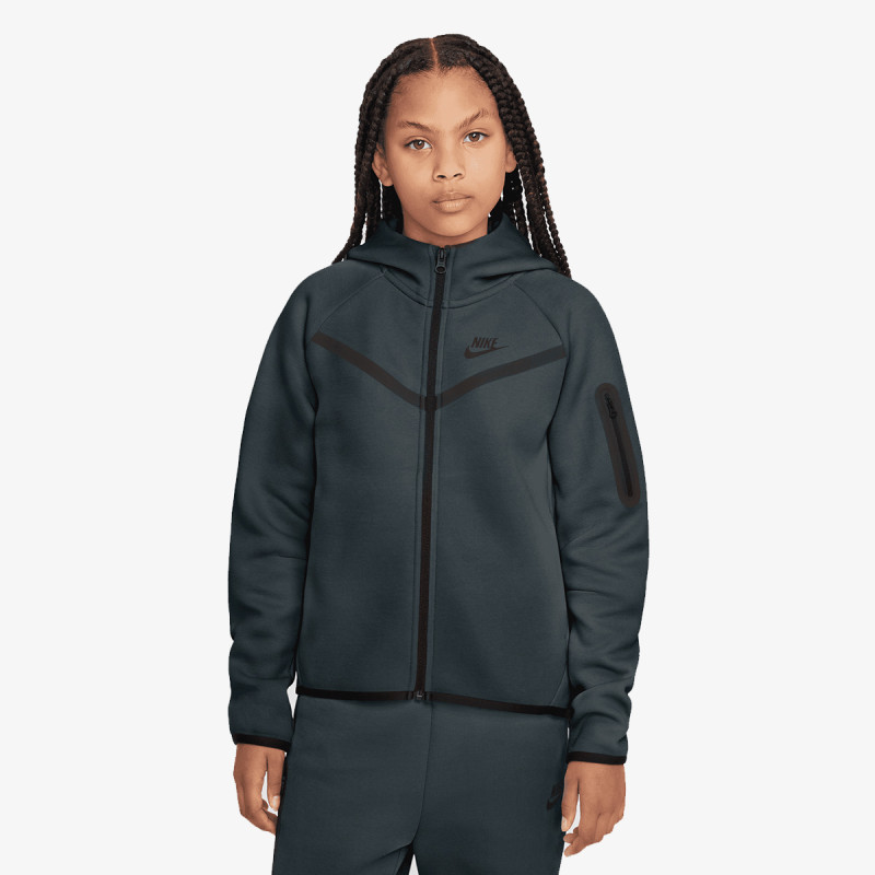 NIKE Dukserica G NSW TCH FLC HD FZ LS - PD 