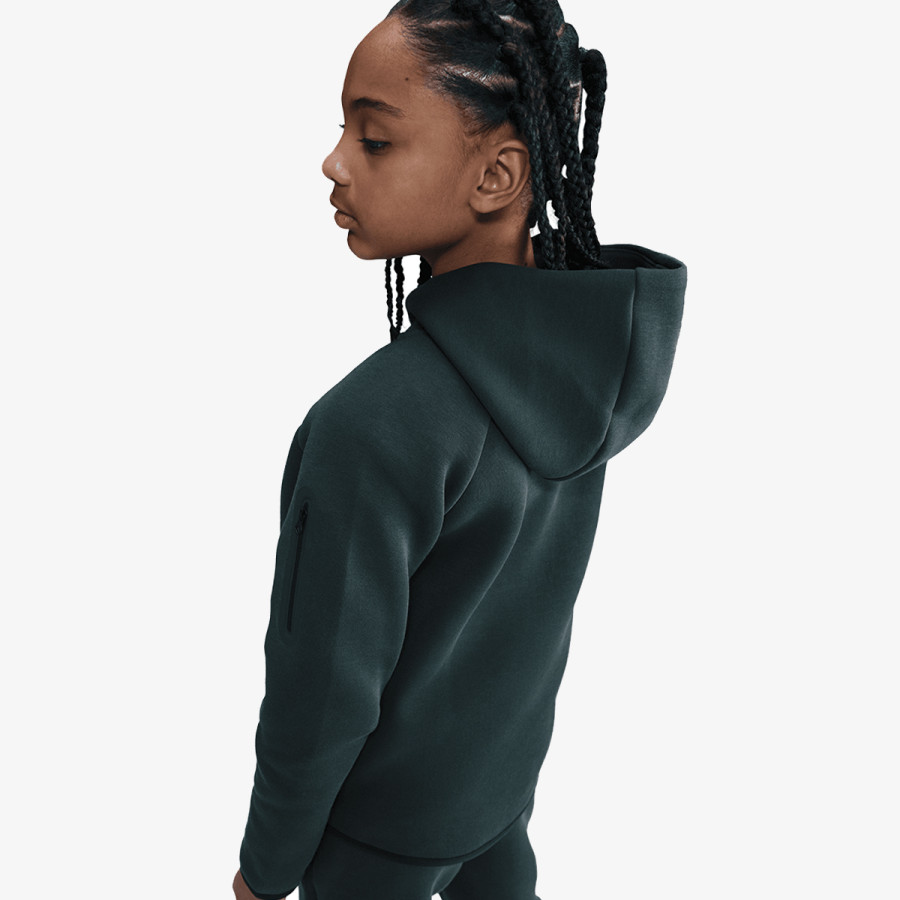 NIKE Dukserica G NSW TCH FLC HD FZ LS - PD 