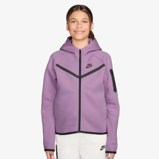 NIKE Dukserica G NSW TCH FLC HD FZ LS - PD 