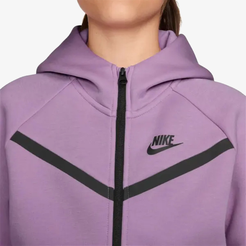NIKE Dukserica G NSW TCH FLC HD FZ LS - PD 