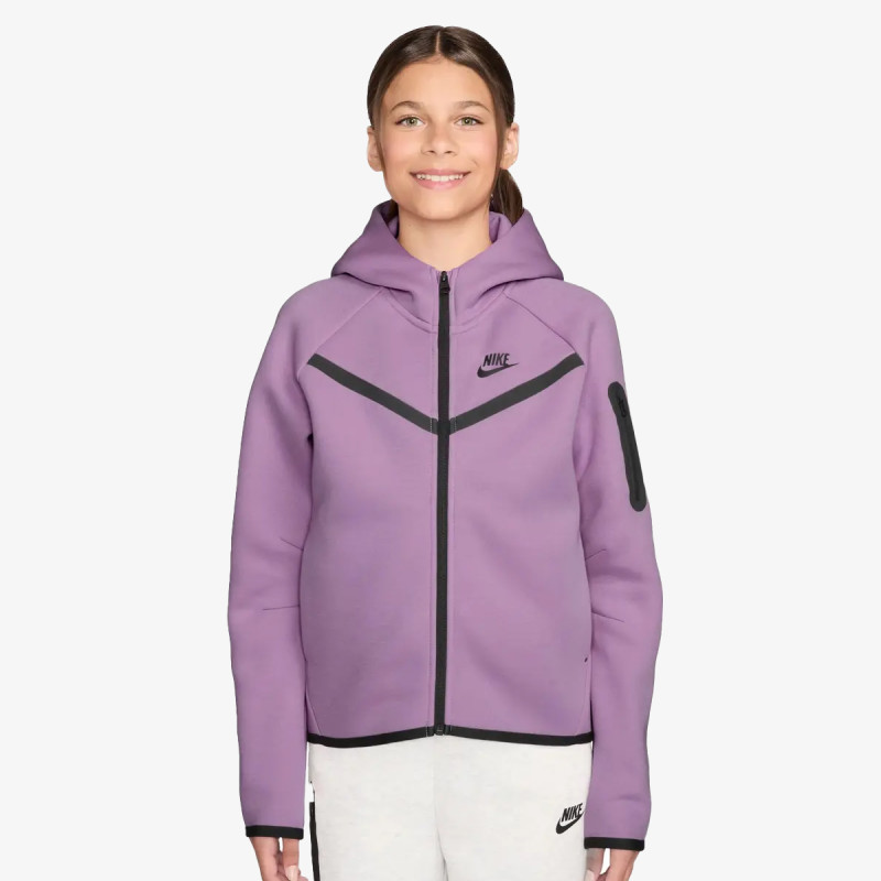 NIKE Dukserica G NSW TCH FLC HD FZ LS - PD 