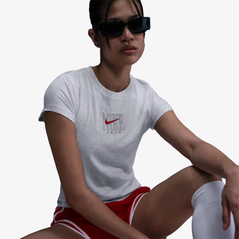 NIKE Majica W NSW SS SLIM TEE PNX GRX 