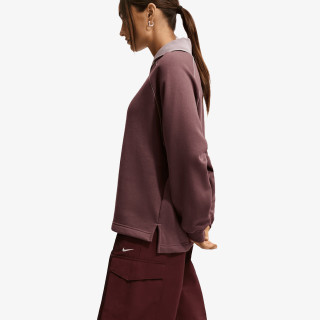 NIKE Dukserica W NSW PHNX FLC OS GX POLO TOP 