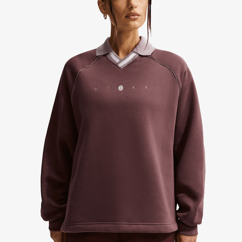 NIKE Dukserica W NSW PHNX FLC OS GX POLO TOP 