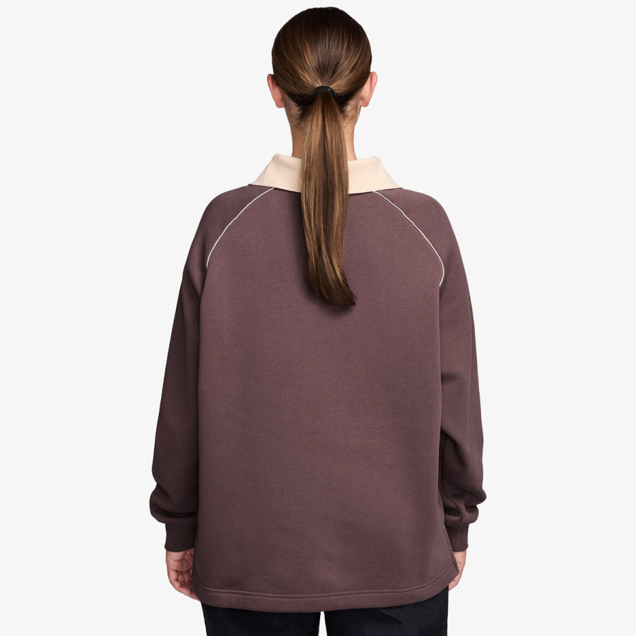 NIKE Dukserica W NSW PHNX FLC OS GX POLO TOP 