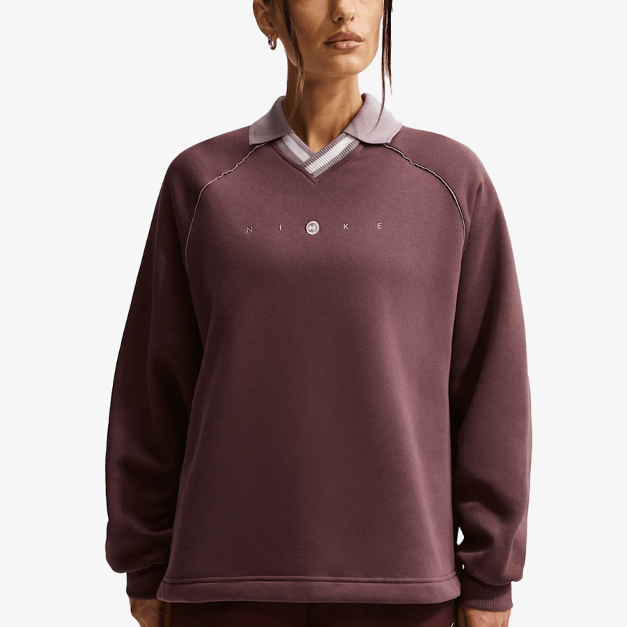 NIKE Dukserica W NSW PHNX FLC OS GX POLO TOP 