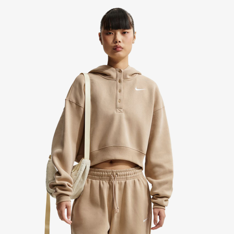 NIKE Dukserica W NSW PHNX FLC OS CRP HNLY HDY 