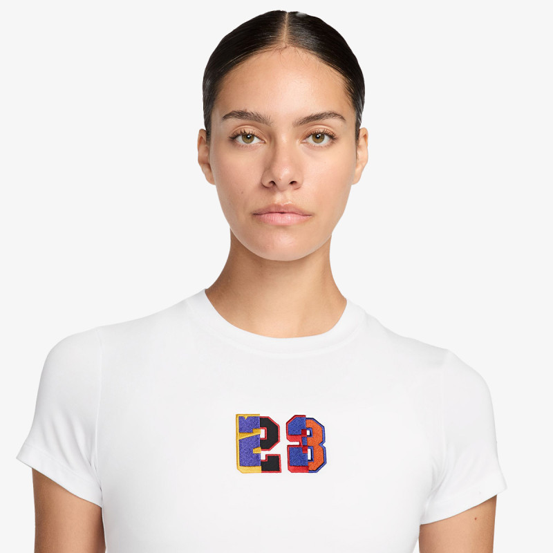 NIKE Majica W J FLT SS TMID GFX TEE 23 