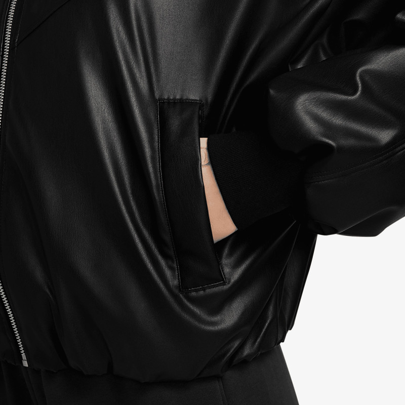 NIKE Jakna W NK TF PLEATHER BOMBER JKT 