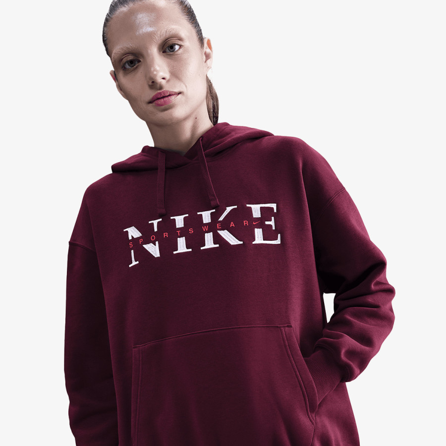 NIKE Dukserica W NSW PHNX FLC PO HOOD GLS 