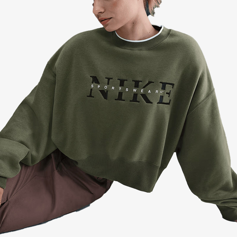 NIKE Dukserica W NSW PHNX FLC CREW GLS 