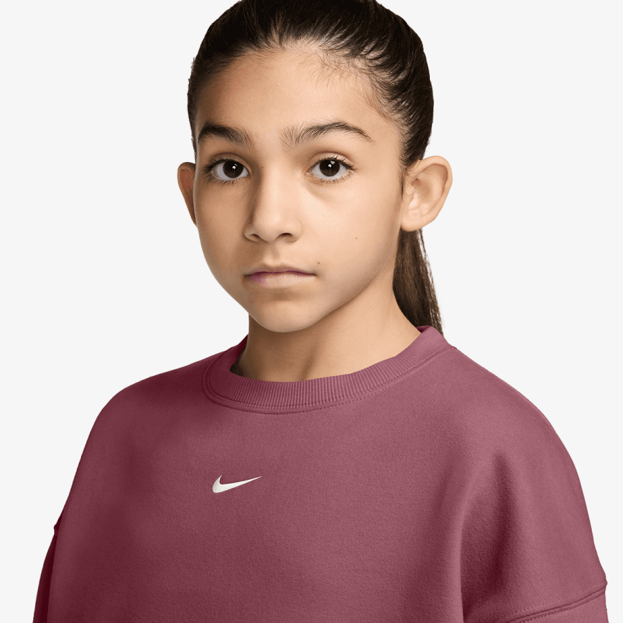 NIKE Majica dugih rukava G NSW STUDIO FLC BXY OS LBR 