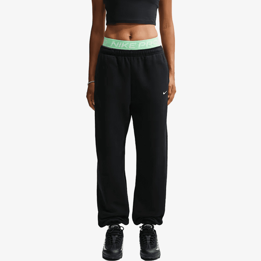 NIKE Donji deo trenerke W NK STDO FLC MW HR OS CFF PNT 