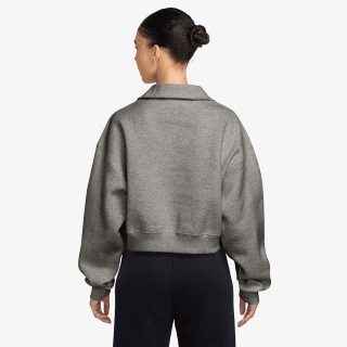 NIKE Dukserica W NK STDO FLC MW OS CRP POLO 