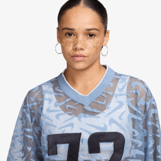 NIKE Majica W NK CHILL WVN LACE JERSEY 