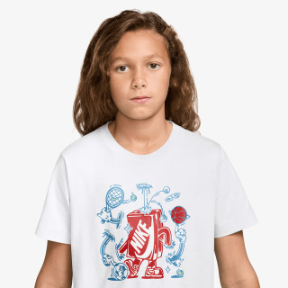 NIKE Majica K NSW TEE BOXY MLT SPT 