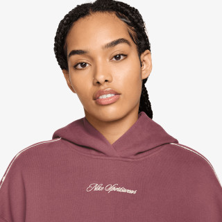 NIKE Dukserica W NK STDO FLC MW CRP SCLOP HDY 