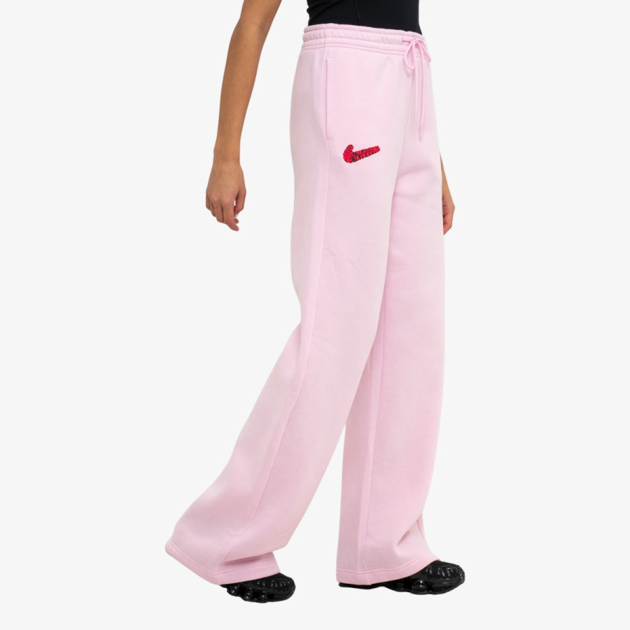 NIKE Donji deo trenerke W NSW FLC HR PANT WIDE 2 